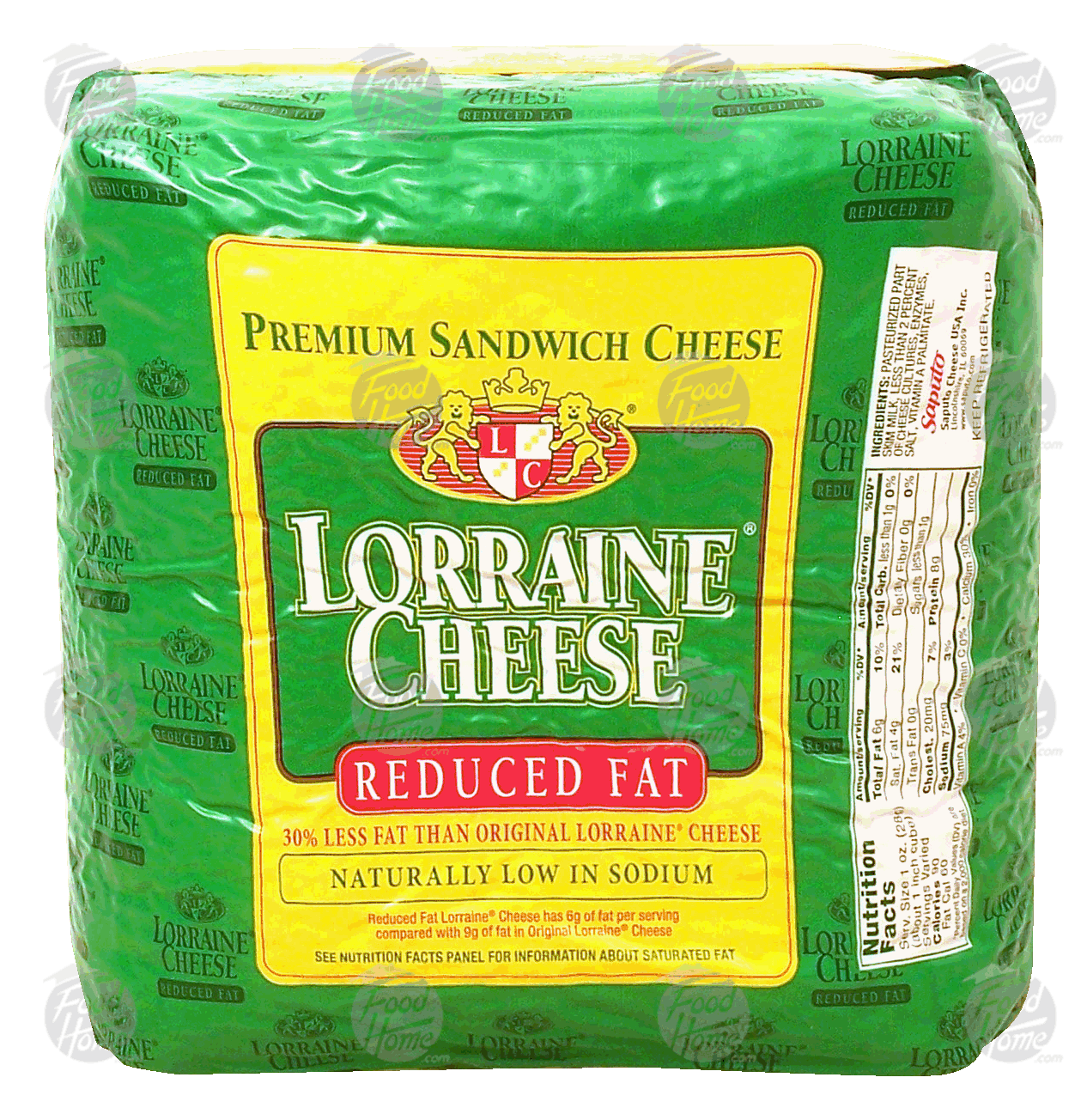 Lorraine  sandwich cheese, reduced fat Full-Size Picture